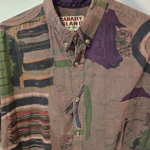 Canary Island Button Up Shirt